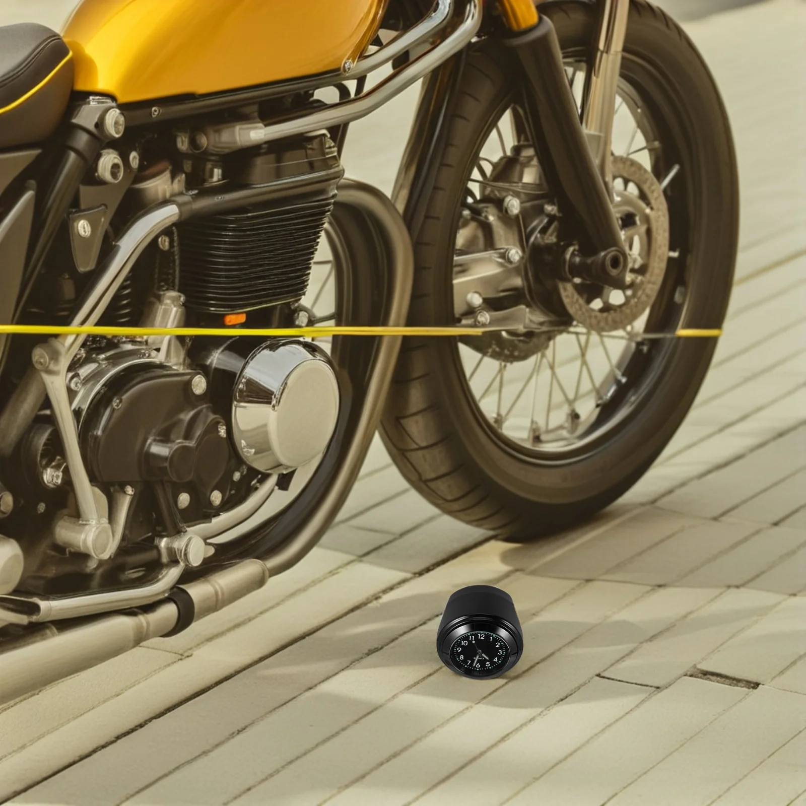 1 set Motorcycle Handlebar Clock Thermometer Waterproof Aluminum Alloy Quartz Movement Dustproof Digital Display Accurate Time
1 set Motorcycle Handlebar Clock Thermometer Waterproof Aluminum Alloy Quartz Movement Dustproof Digital Display Accurate Time