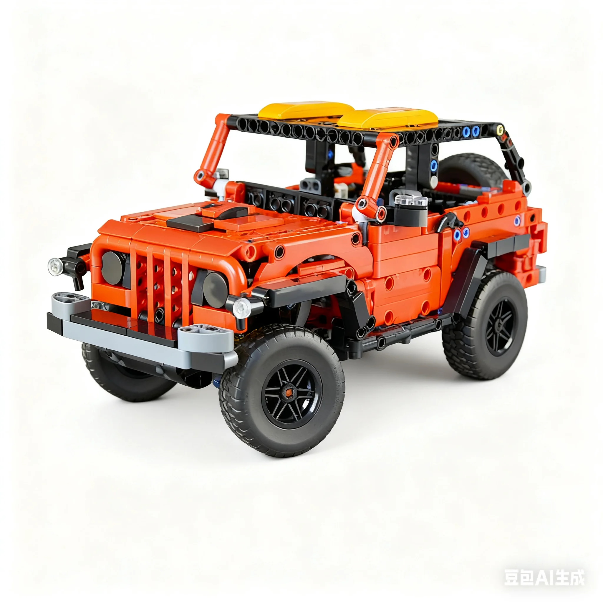 886PCS MOC Technology Jeep Wrangler B Model DIY Creative Building Blocks Display Birthday Gift Collectible Decoration Building
886PCS MOC Technology Jeep Wrangler B Model DIY Creative Building Blocks Display Birthday Gift Collectible Decoration Building