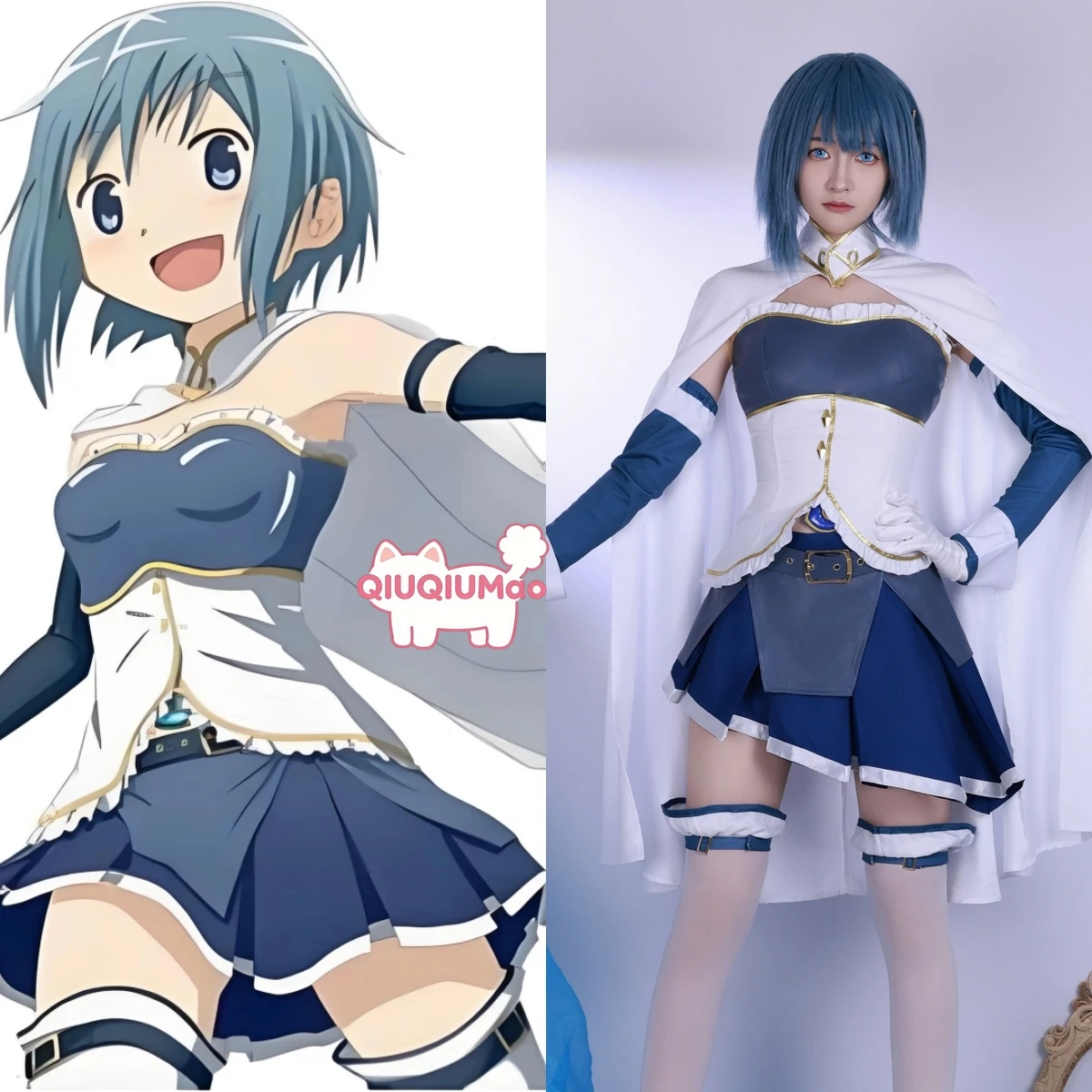 Puella Magi Madoka Magica Cosplay Costume Anime Miki Sayaka Role Playing Blue Uniform Outfit Wig for Women Adult Comic Con Party
Puella Magi Madoka Magica Cosplay Costume Anime Miki Sayaka Role Playing Blue Uniform Outfit Wig for Women Adult Comic Con Party