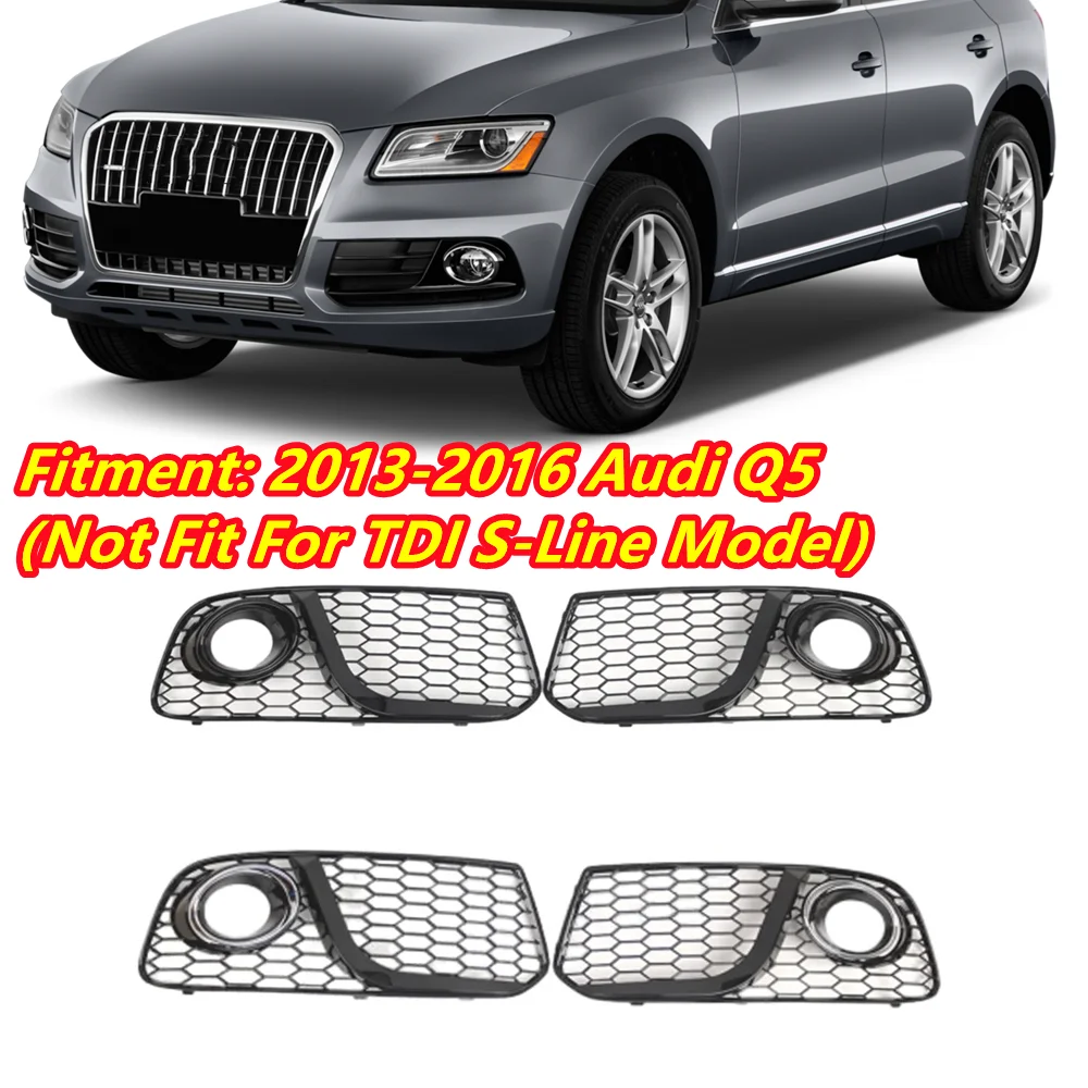 Pair Front Bumper Fog Light Lamp Covers Grille Grill Bezel Honeycomb For Audi Q5 8R 2013 2014 2015 2016 8R0807681M 8R0807682M
Pair Front Bumper Fog Light Lamp Covers Grille Grill Bezel Honeycomb For Audi Q5 8R 2013 2014 2015 2016 8R0807681M 8R0807682M