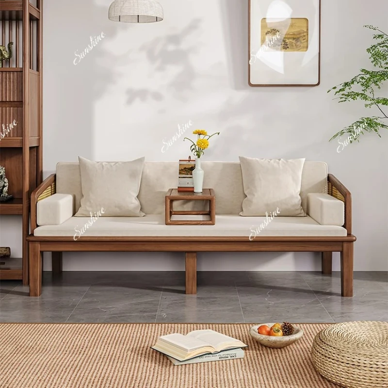 New Chinese solid wood Arhat bed tea table and chair combination living room home chaise longue
New Chinese solid wood Arhat bed tea table and chair combination living room home chaise longue