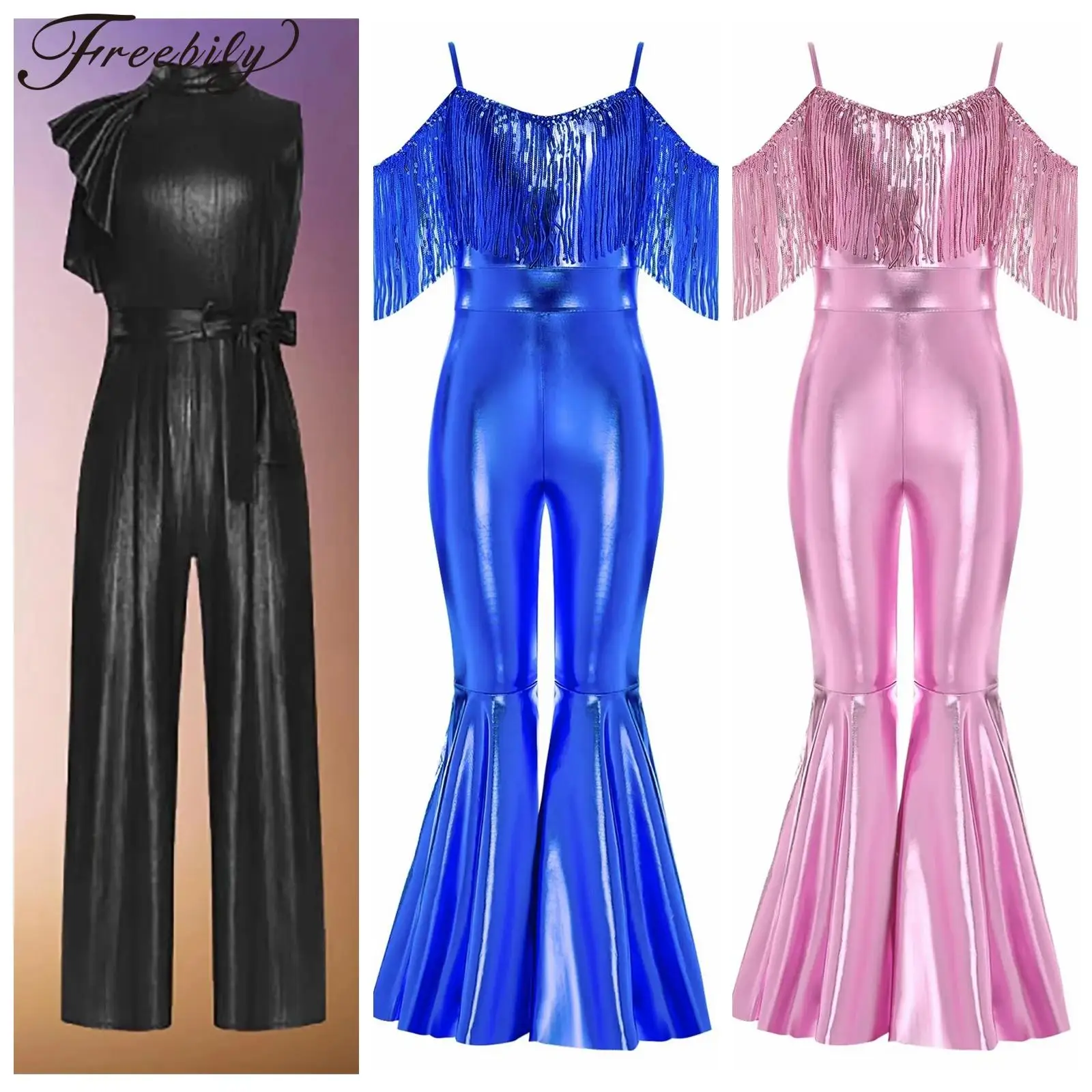 Shiny Kids Streetwear Children's Music Festival Jazz Dance Costume Girls Fashion Jumpsuits Clothes Prom Stage Costumes Dancewear
Shiny Kids Streetwear Children's Music Festival Jazz Dance Costume Girls Fashion Jumpsuits Clothes Prom Stage Costumes Dancewear