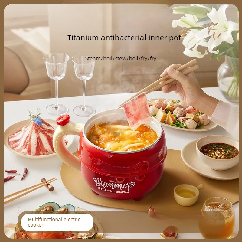 Бытовая электрическая рисоварка 220 В, многофункциональная мини-горячая кастрюля, быстрый нагрев, идеально подходит для приготовления лапши быстрого приготовления
Бытовая электрическая рисоварка 220 В, многофункциональная мини-горячая кастрюля, быстрый нагрев, идеально подходит для приготовления лапши быстрого приготовления
