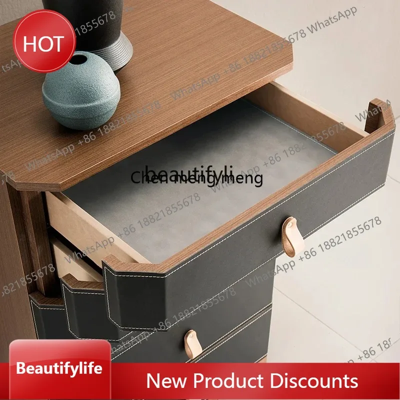 03 Italian minimalist chest of drawers modern minimalist saddle leather storage locker bedroom light luxury, chest of drawers
03 Italian minimalist chest of drawers modern minimalist saddle leather storage locker bedroom light luxury, chest of drawers