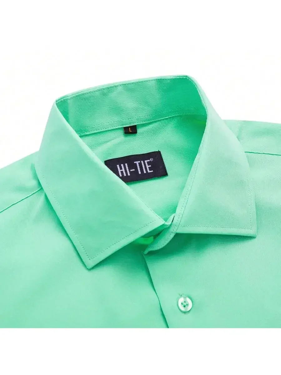 Mens Long Sleeve Mint Green Solid Shirt Regular Fit Button Down Formal Casual Office
Mens Long Sleeve Mint Green Solid Shirt Regular Fit Button Down Formal Casual Office