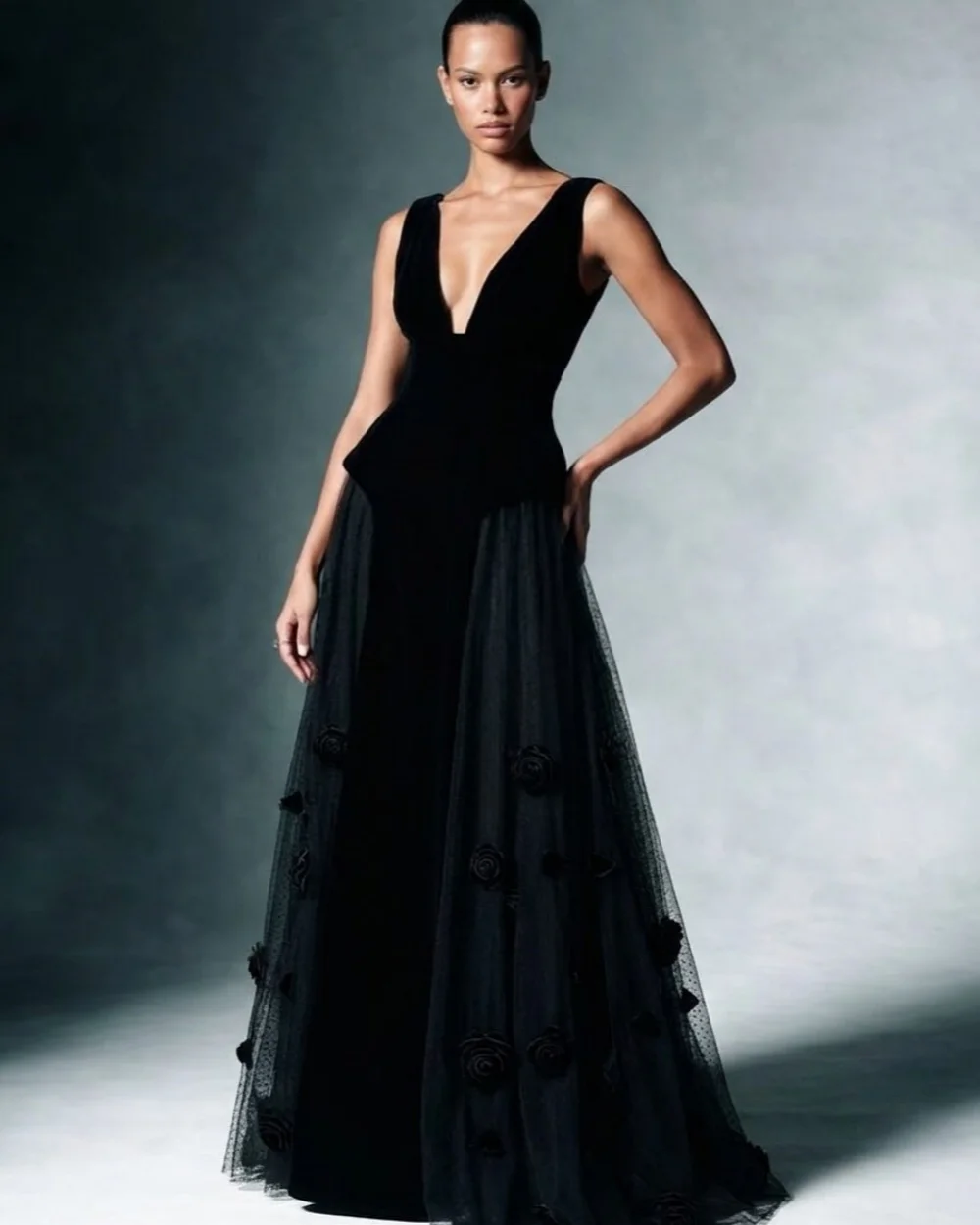 Customized Classic Women Jersey Handmade Flower Ruched A-line Evening Dresses Matching V-neck Sleeveless Floor Lenght Party Gown
Customized Classic Women Jersey Handmade Flower Ruched A-line Evening Dresses Matching V-neck Sleeveless Floor Lenght Party Gown