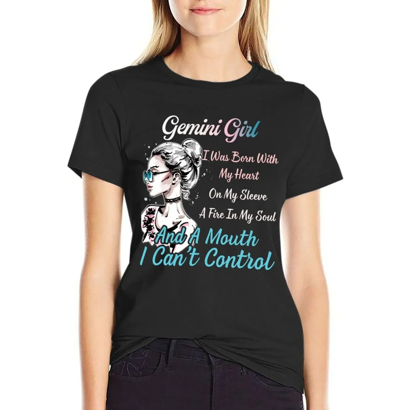 I am A Gemini Girl Zodiac Birthday T-Shirt Female clothing oversized vintage plus sizes Women's summer blouses 2025
I am A Gemini Girl Zodiac Birthday T-Shirt Female clothing oversized vintage plus sizes Women's summer blouses 2025