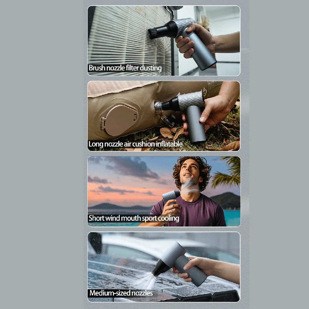 New!Handheld Fan 40Mm Brushless Motor Mini Duct Fan 500G Thrust Violent Turbo Fan Car Air Blower
New!Handheld Fan 40Mm Brushless Motor Mini Duct Fan 500G Thrust Violent Turbo Fan Car Air Blower