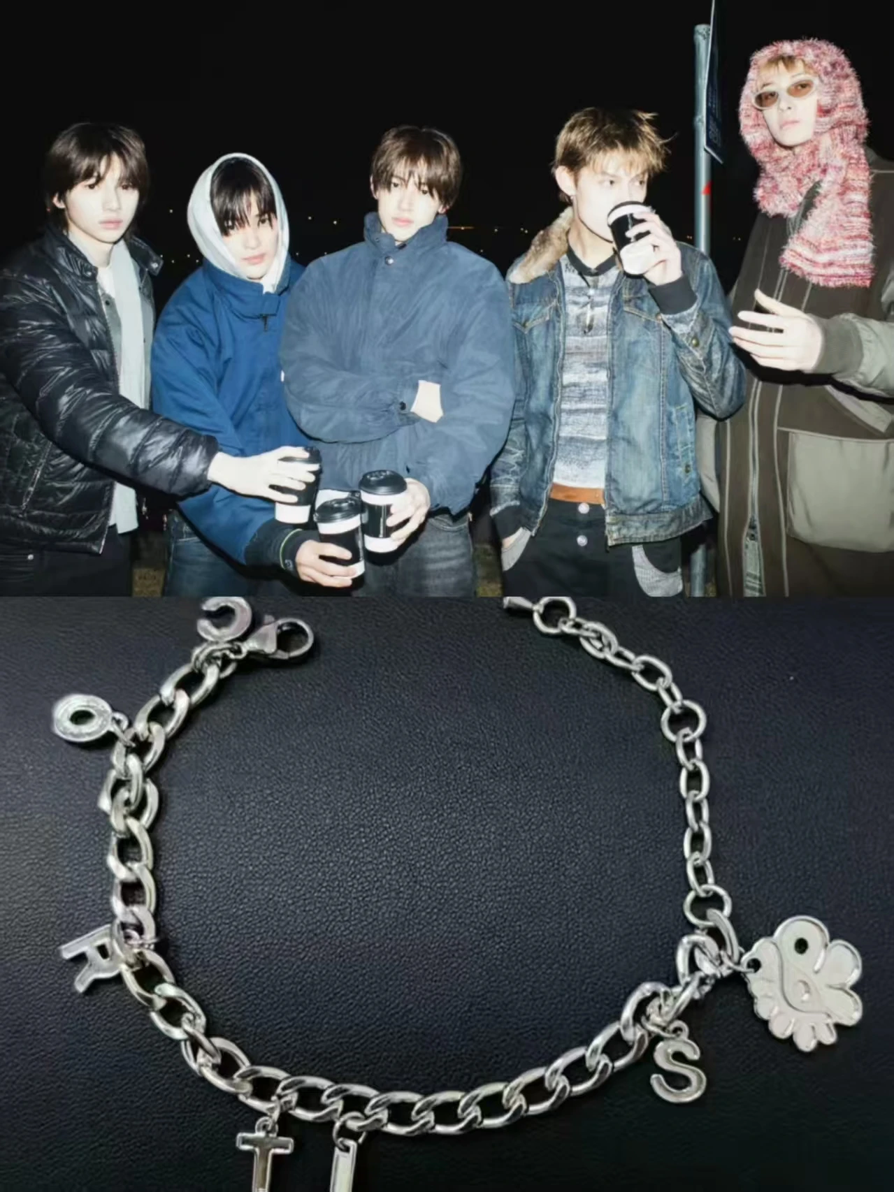 Idol CORTIS Debut Same Style Bracelet High Quality Fans Support Peripheral Ring KEONHO JUHOON MARTIN SEONGHYEON JAMES Fans Gifts
Idol CORTIS Debut Same Style Bracelet High Quality Fans Support Peripheral Ring KEONHO JUHOON MARTIN SEONGHYEON JAMES Fans Gifts