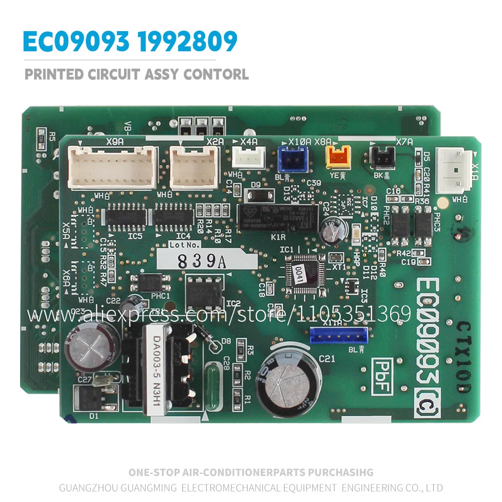 Printed Circuit Assy Contorl EC09093 part number 1992809 For Daikin indoor Unit model FCQ48TAVJU FCQG125FVEB New And Original
Printed Circuit Assy Contorl EC09093 part number 1992809 For Daikin indoor Unit model FCQ48TAVJU FCQG125FVEB New And Original