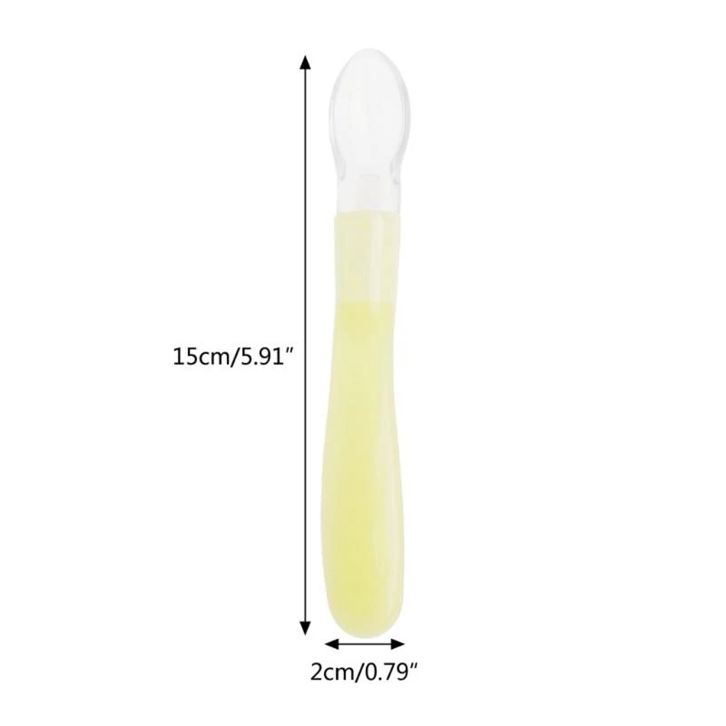 Y4QA Newborn Baby Soft Safety Silicone Infan Learning Feeding Spoon Flatware Children Dishes Tableware Soup Spoon
Y4QA Newborn Baby Soft Safety Silicone Infan Learning Feeding Spoon Flatware Children Dishes Tableware Soup Spoon