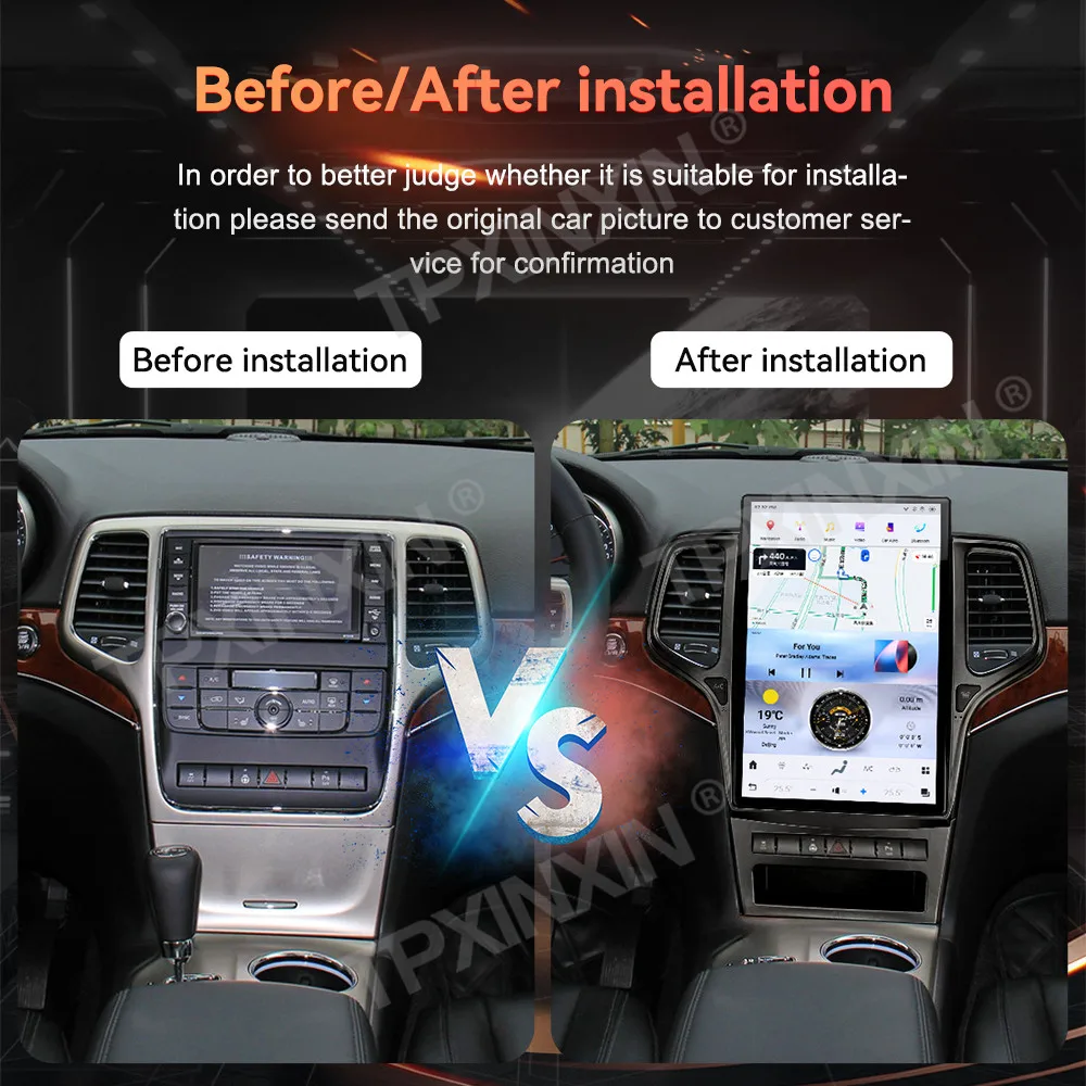 8+128G For Jeep Car Radio Grand Cherokee 2011 2012 2013 14.4 Inch With GPS Navigation Carplay Unit Android DSP 4G WIFI Car Radio
8+128G For Jeep Car Radio Grand Cherokee 2011 2012 2013 14.4 Inch With GPS Navigation Carplay Unit Android DSP 4G WIFI Car Radio