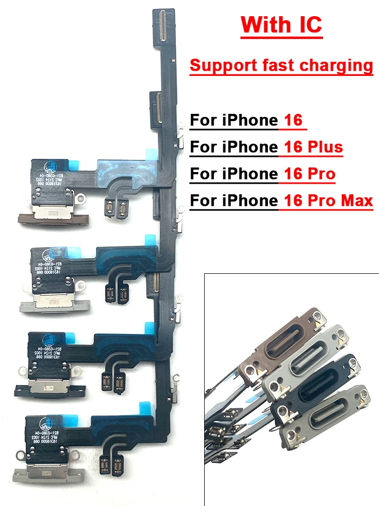 10 шт. USB-кабель для зарядки с гибким шлейфом для iPhone 16 Pro Max, 16 Plus, 16 Pro, разъем USB-порта зарядки с микрофоном
10 шт. USB-кабель для зарядки с гибким шлейфом для iPhone 16 Pro Max, 16 Plus, 16 Pro, разъем USB-порта зарядки с микрофоном