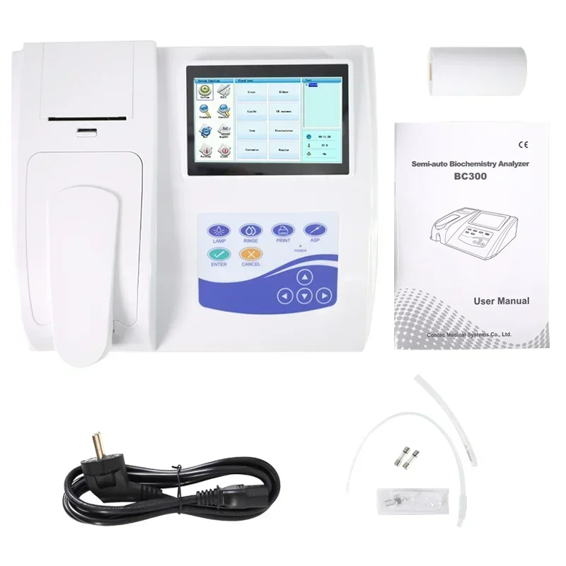 Touch Screen Contec BC300 Semi-auto Biochemistry Clinical Chemistry AnalyzerHot Sales
Touch Screen Contec BC300 Semi-auto Biochemistry Clinical Chemistry AnalyzerHot Sales