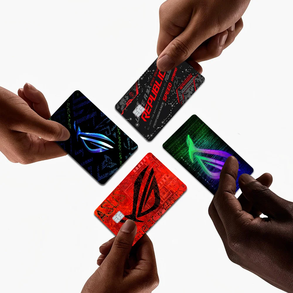 ROG Logo Anime Front Cover Film Sticker Skin For Credit Debit Card Small Large Chip
ROG Logo Anime Front Cover Film Sticker Skin For Credit Debit Card Small Large Chip
