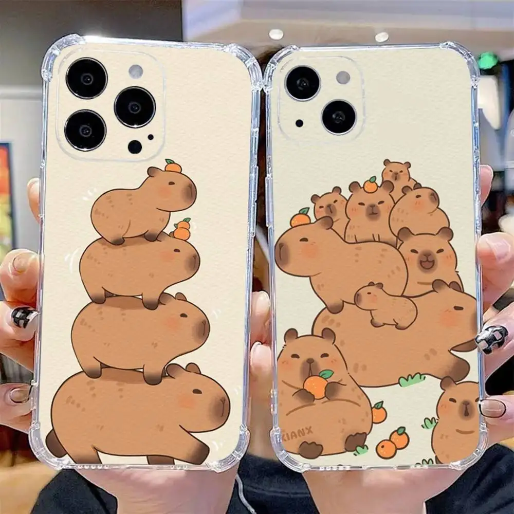 Cute Capybara Phone Case For iPhone 16,15,14,13,12,11 Pro,Max,Plus,X,XS,XR,SE,Mini Transparent Silicone Soft
Cute Capybara Phone Case For iPhone 16,15,14,13,12,11 Pro,Max,Plus,X,XS,XR,SE,Mini Transparent Silicone Soft