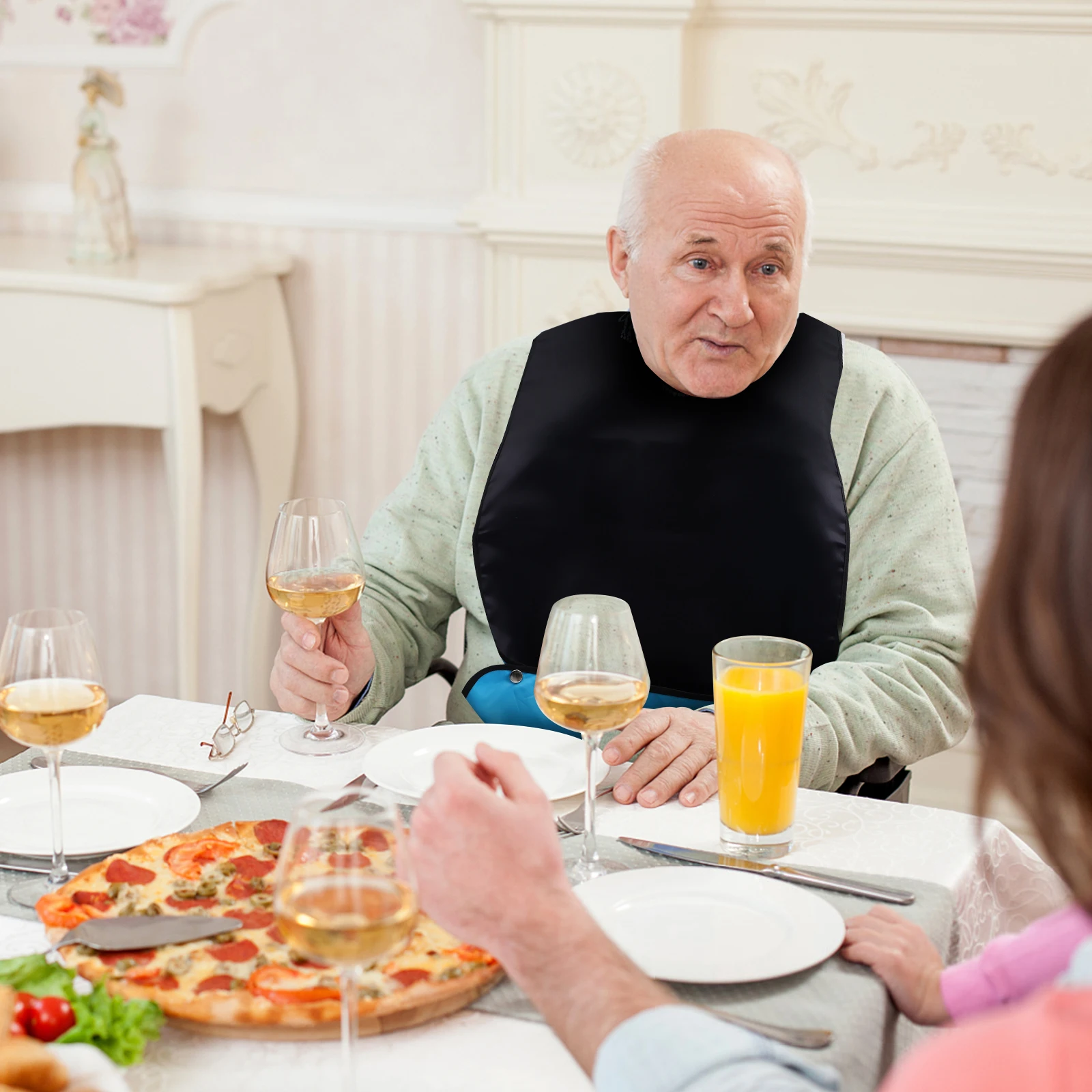 Adult Bib Elderly Waterproof Eating Apron Large Pocket Meal Protector Clothing Guard Durable Polyester Feeding Bib Saliva Towel
Adult Bib Elderly Waterproof Eating Apron Large Pocket Meal Protector Clothing Guard Durable Polyester Feeding Bib Saliva Towel