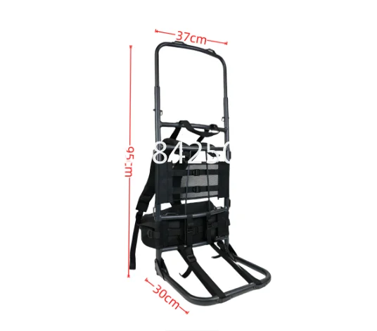 Aluminum alloy heavy load carrying portable folding backpack outer frame 60kg
Aluminum alloy heavy load carrying portable folding backpack outer frame 60kg