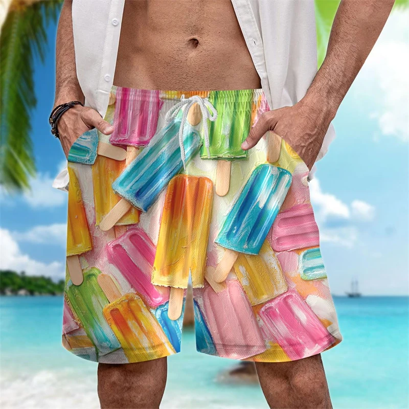Funny Ice Cream Print Beach Designer Casual Men's Shorts Outdoor Leisure Drawstring Board Shorts 2025 Novel Trend Loose Shorts
Funny Ice Cream Print Beach Designer Casual Men's Shorts Outdoor Leisure Drawstring Board Shorts 2025 Novel Trend Loose Shorts