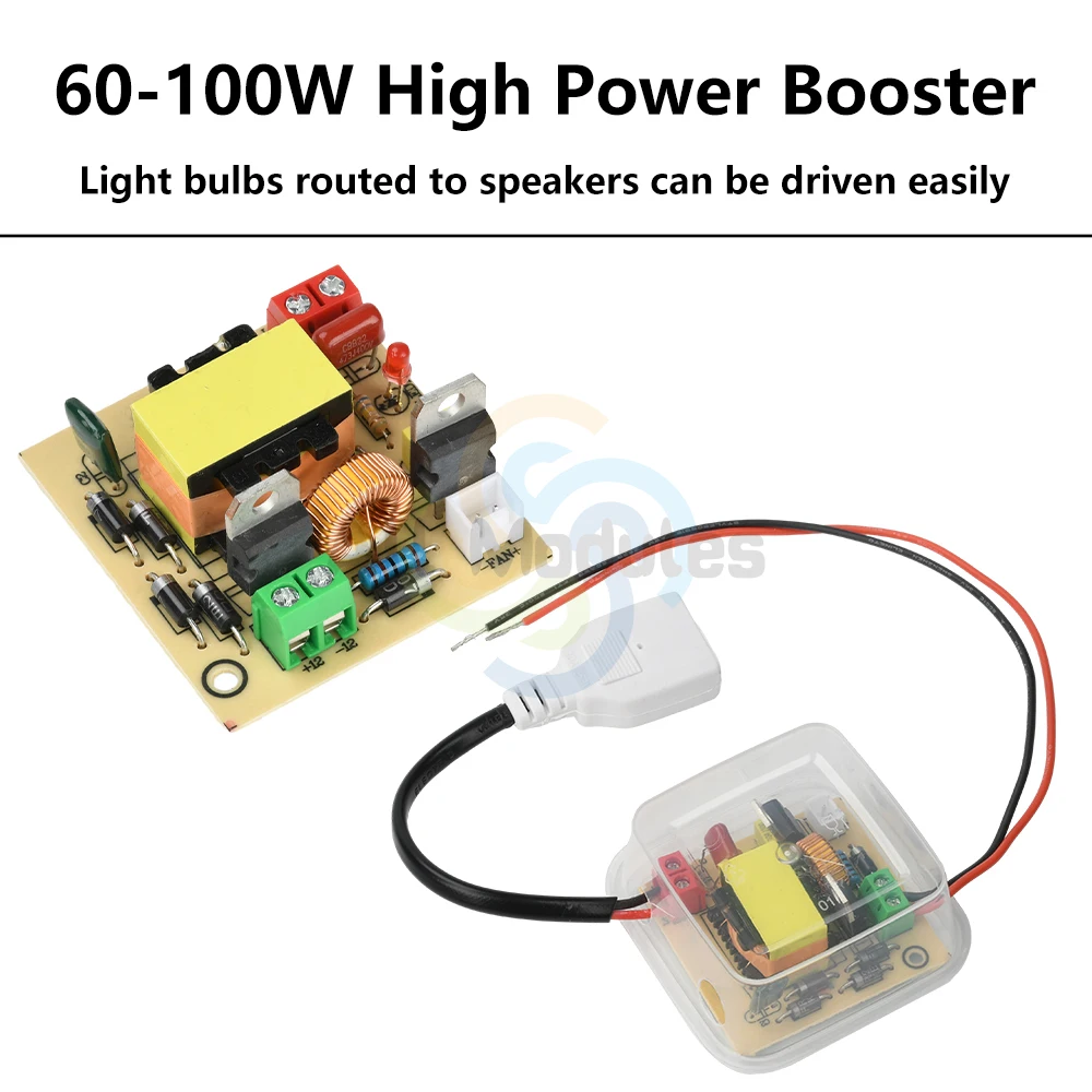 DC 12-16.8V to 220V Boost Inverter Module High-Power 100W Boost Module Outdoor Universal Solar Panel Inverter
DC 12-16.8V to 220V Boost Inverter Module High-Power 100W Boost Module Outdoor Universal Solar Panel Inverter