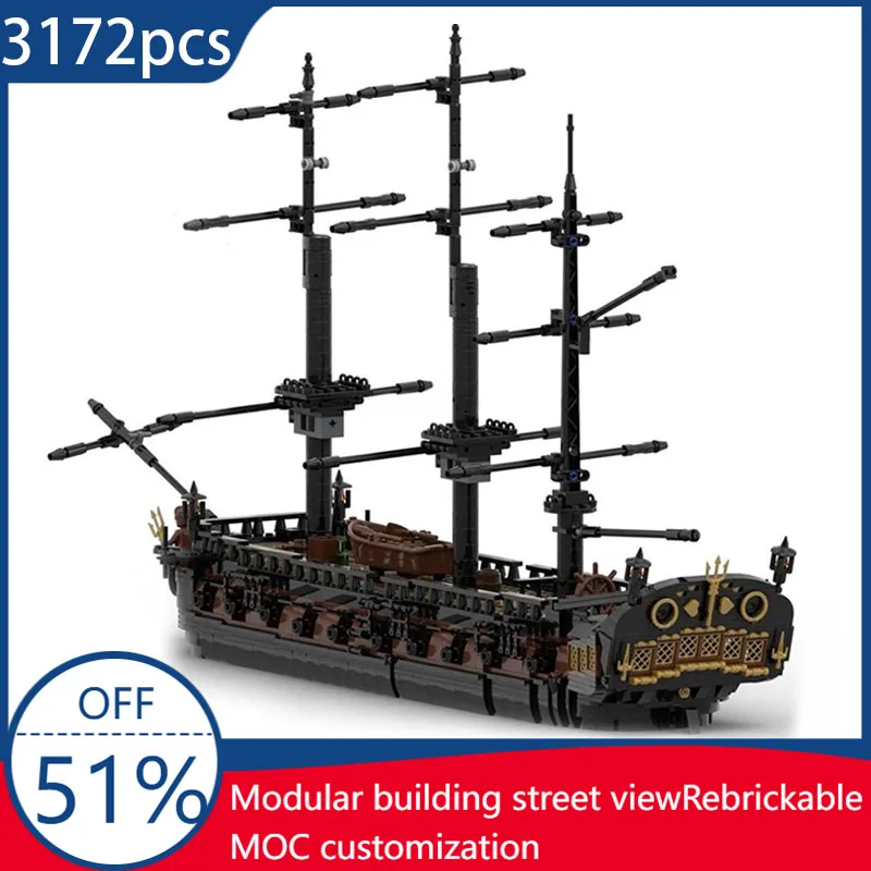 3172 PCS Cool Exquisite Pirate Ship Building Blocks Bricks Model Display Assembly Toy For Kids & Adults Birthday Surprise Gifts
3172 PCS Cool Exquisite Pirate Ship Building Blocks Bricks Model Display Assembly Toy For Kids & Adults Birthday Surprise Gifts