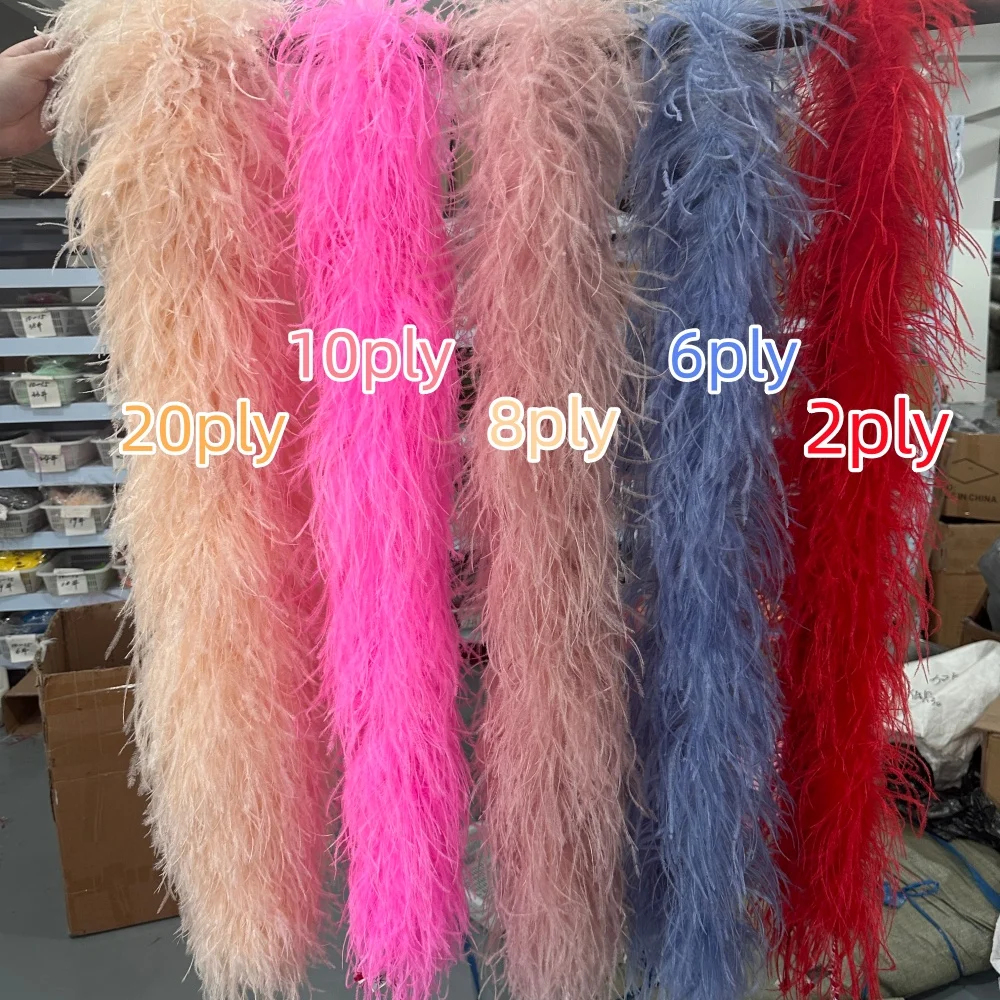 Premium Quality 2Meten 2-20Ply Fluffy Ostrich Feather Boa, Soft Dyed Feather Shawl for Wedding Party Carnival Dress Decoration
Premium Quality 2Meten 2-20Ply Fluffy Ostrich Feather Boa, Soft Dyed Feather Shawl for Wedding Party Carnival Dress Decoration