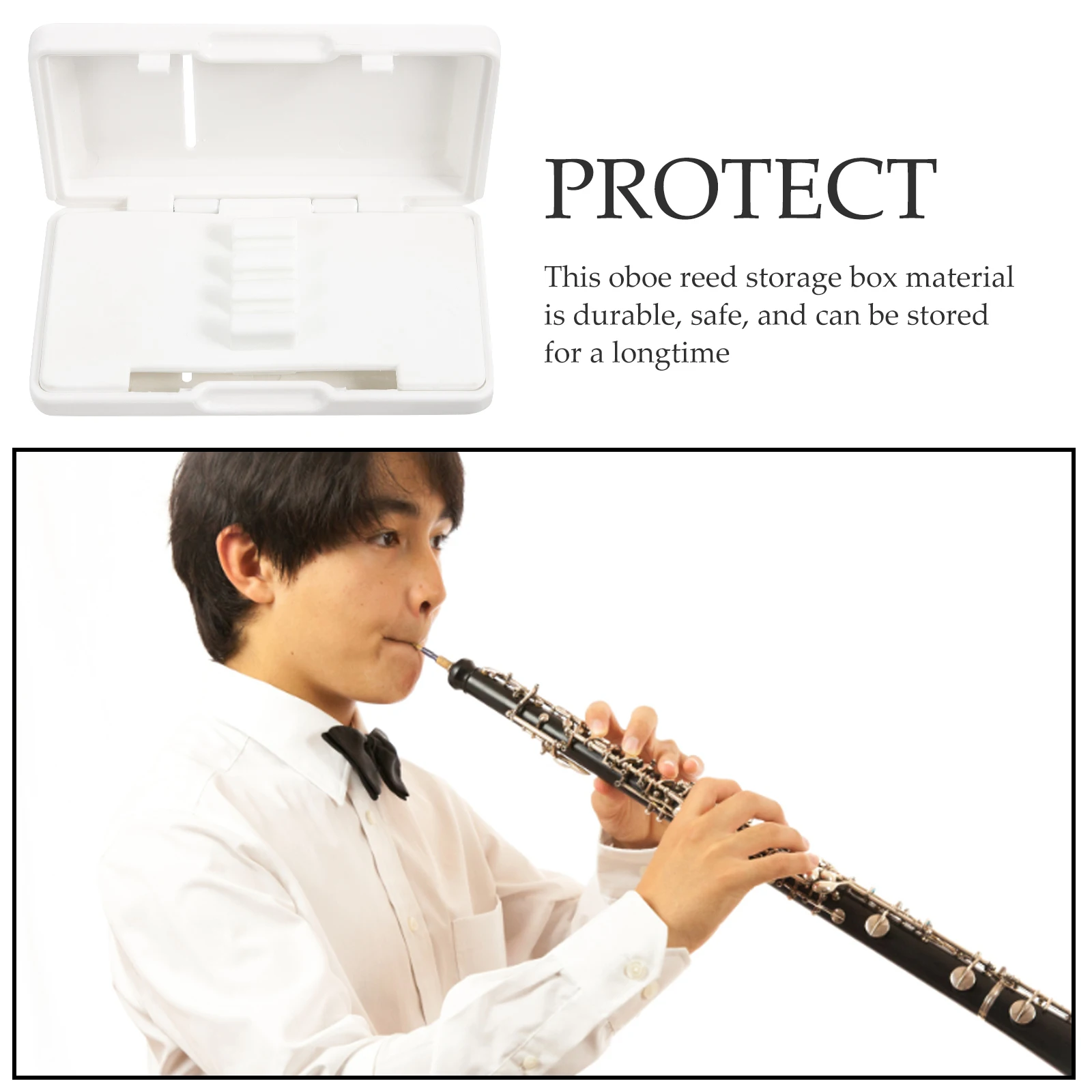Reed Box Oboe Carrying Case Bassoon Container Organizer Portable Holder Musical Instrument Storage Bag Plastic
Reed Box Oboe Carrying Case Bassoon Container Organizer Portable Holder Musical Instrument Storage Bag Plastic