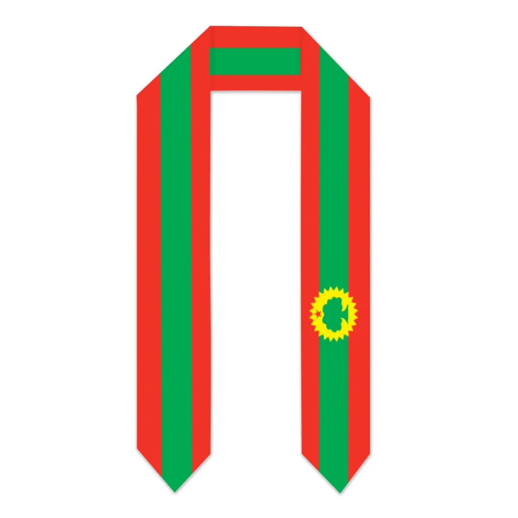 Oromia, плотный шарф-повязка с флагом на выпускной, двусторонний палантин для учеников на выпускной, класс 2024
Oromia, плотный шарф-повязка с флагом на выпускной, двусторонний палантин для учеников на выпускной, класс 2024