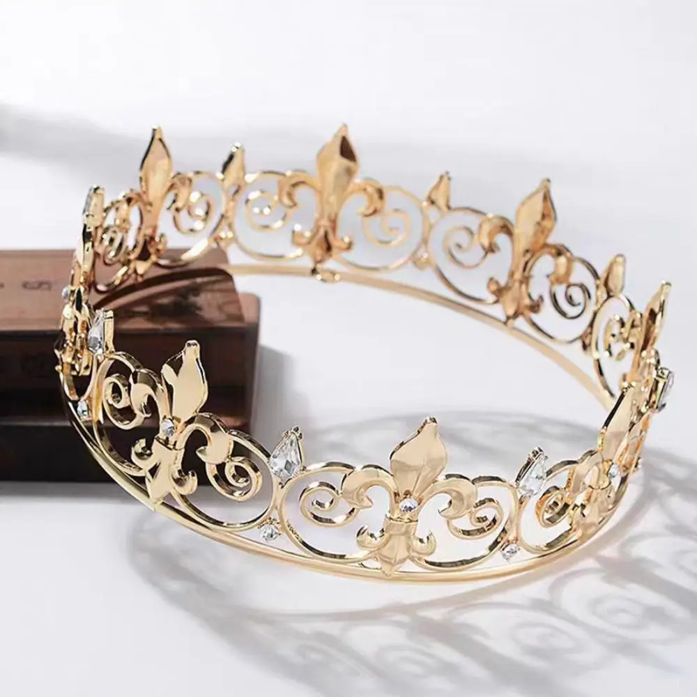 Elegant Bar Mitzvah Crown King Crown Hair Hoop Headband Metal Prince Crowns Korean Style Hair Accessories Round Tiaras Wedding
Elegant Bar Mitzvah Crown King Crown Hair Hoop Headband Metal Prince Crowns Korean Style Hair Accessories Round Tiaras Wedding