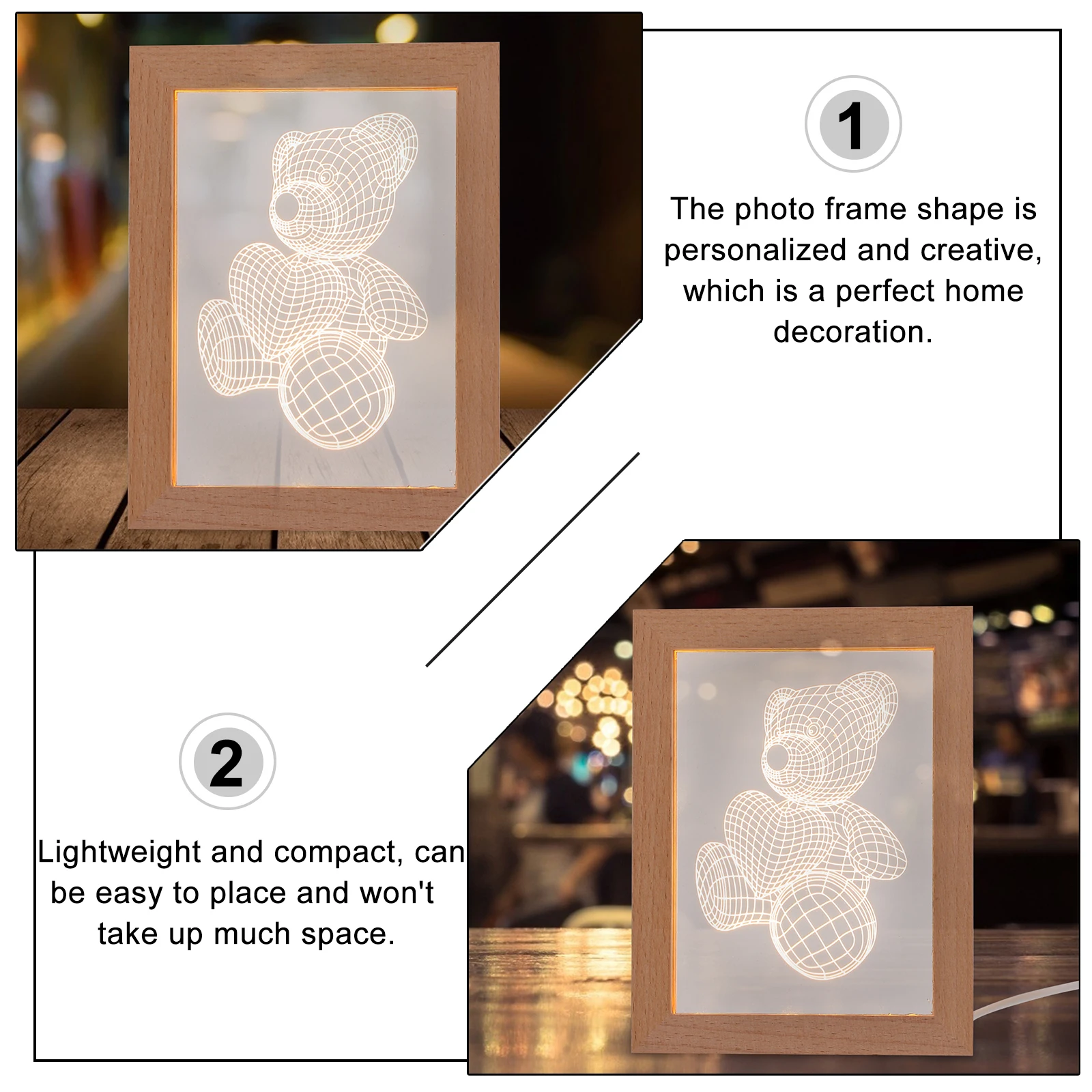 Led Creative Picture Frame Usb Powered Luminous Home Decor Lamp Night Light For Living Room Housewarming Gift Unique Frame Lamp
Led Creative Picture Frame Usb Powered Luminous Home Decor Lamp Night Light For Living Room Housewarming Gift Unique Frame Lamp