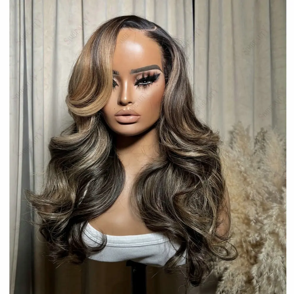 Braizilian Human Hair360Lace Front Wigs Honey Blonde Hightlight Glueless PerPlucked Body Wave Full Lace Wig Human Hair for Women
Braizilian Human Hair360Lace Front Wigs Honey Blonde Hightlight Glueless PerPlucked Body Wave Full Lace Wig Human Hair for Women
