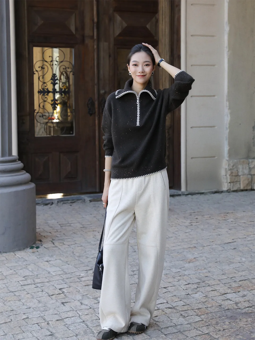 High Waist Thiened Winter Straight Leg Pants Woolen Trousers Drapey Loose Fit Warm Casual High Waist Slimming Air Pants
High Waist Thiened Winter Straight Leg Pants Woolen Trousers Drapey Loose Fit Warm Casual High Waist Slimming Air Pants