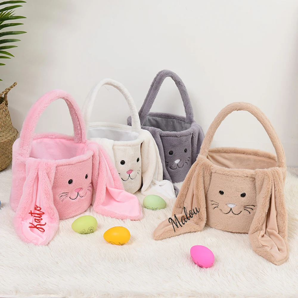 Personalized Custom Name Egg Hunt Basket Bunny Rhappy Easter Party Children Kid Boy Girl Baby First 1st Easter Gift Bag
Personalized Custom Name Egg Hunt Basket Bunny Rhappy Easter Party Children Kid Boy Girl Baby First 1st Easter Gift Bag