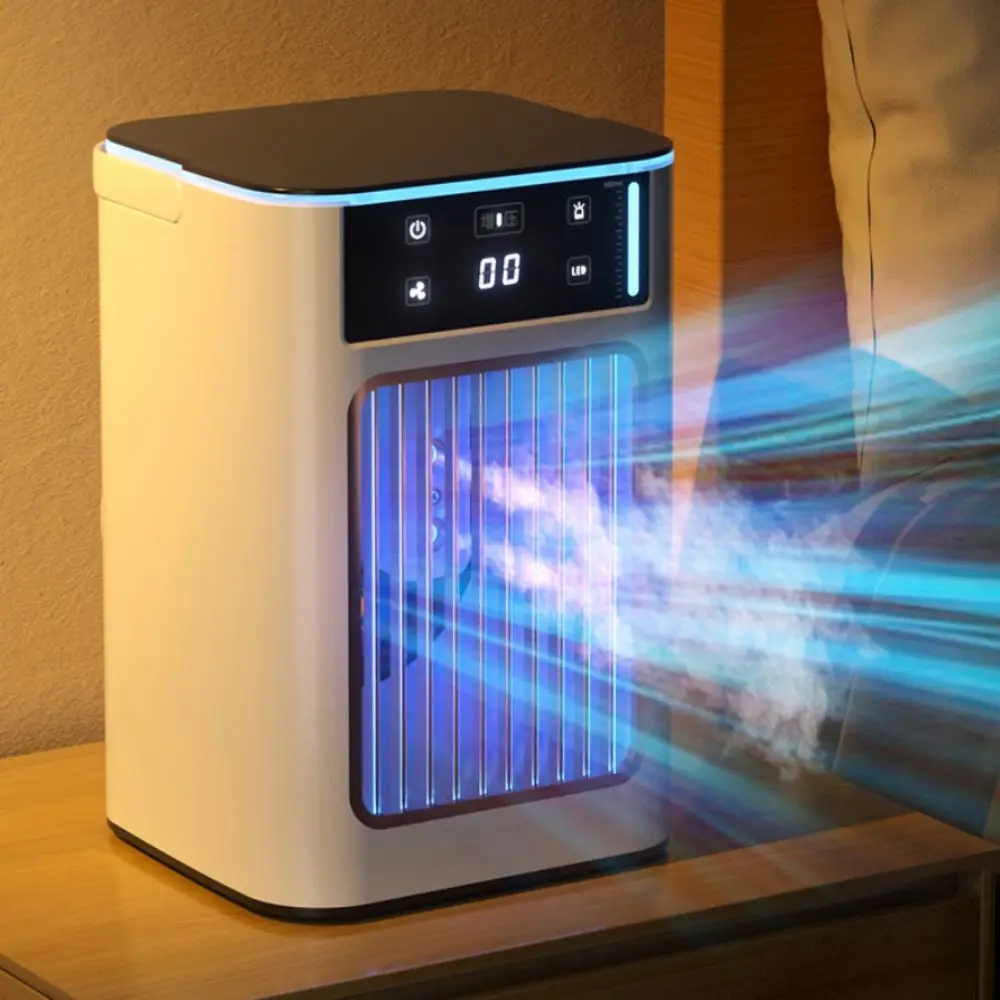 Compact Design Portable Mini Mist Spray Fan Gentle Cool Airflow Lightweight Multifunctional Desktop Cooling Fan Simple Operation
Compact Design Portable Mini Mist Spray Fan Gentle Cool Airflow Lightweight Multifunctional Desktop Cooling Fan Simple Operation