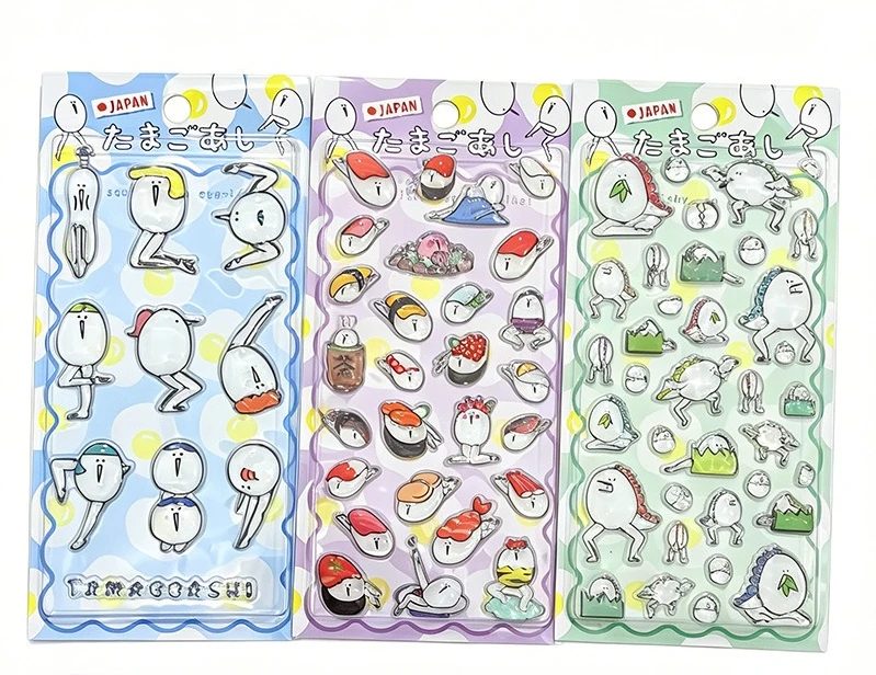 Cute Egg Man Cartoon 3D Puffy Stickers Kawaii Bubble Decal for Scrapbook Planner Kids Craft & Phone Decoration
Cute Egg Man Cartoon 3D Puffy Stickers Kawaii Bubble Decal for Scrapbook Planner Kids Craft & Phone Decoration