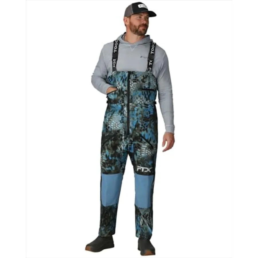 Men's FTX Armor Premium Waterproof Rain Fishing Bibs - Waterproof Polyester with Reflective Accents - Black - High Visibility a
Men's FTX Armor Premium Waterproof Rain Fishing Bibs - Waterproof Polyester with Reflective Accents - Black - High Visibility a