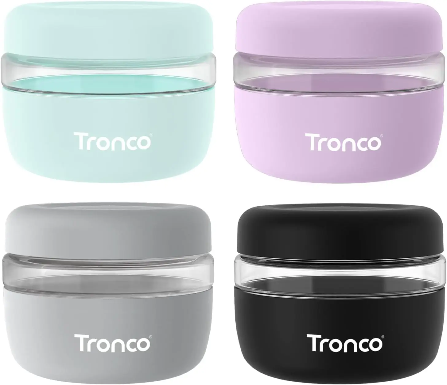 16 oz Glass Food Storage Containers with Airtight Lids, Leak-Proof Meal Prep Bowls, Microwave & Dishwasher Safe, BPA-Free, Set of 4
16 oz Glass Food Storage Containers with Airtight Lids, Leak-Proof Meal Prep Bowls, Microwave & Dishwasher Safe, BPA-Free, Set of 4