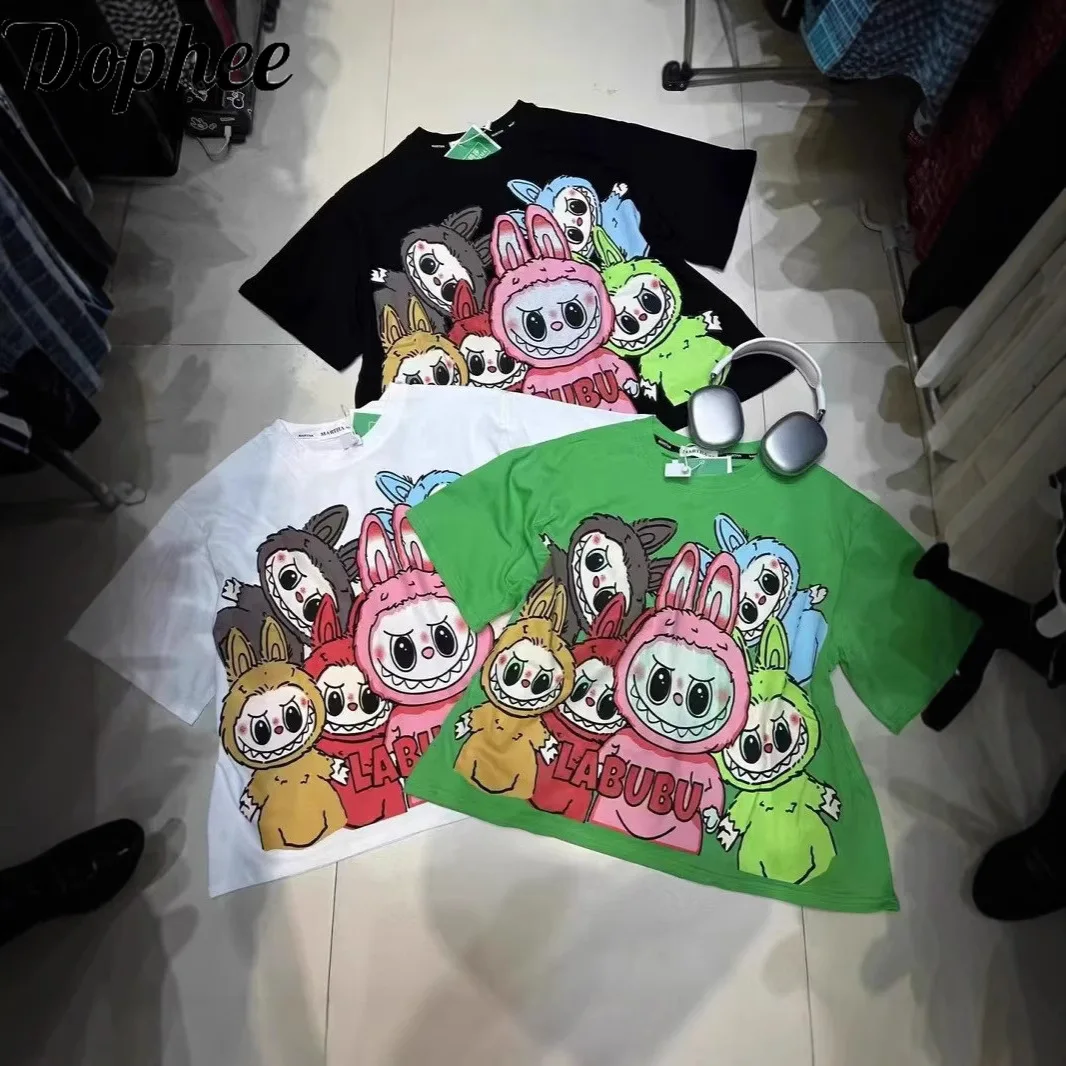 Dophee New Spring Summer Age Reduction Cute Students Tees Cartoon Printed O-neck Pullover Top Short Sleeve Casual Woman T Shirts
Dophee New Spring Summer Age Reduction Cute Students Tees Cartoon Printed O-neck Pullover Top Short Sleeve Casual Woman T Shirts