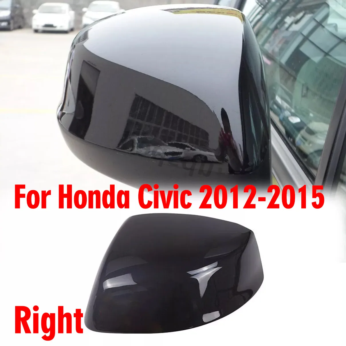 Black Right Passenger Side Rearview Mirror Cap Cover For Honda Civic 2012-2015
Black Right Passenger Side Rearview Mirror Cap Cover For Honda Civic 2012-2015