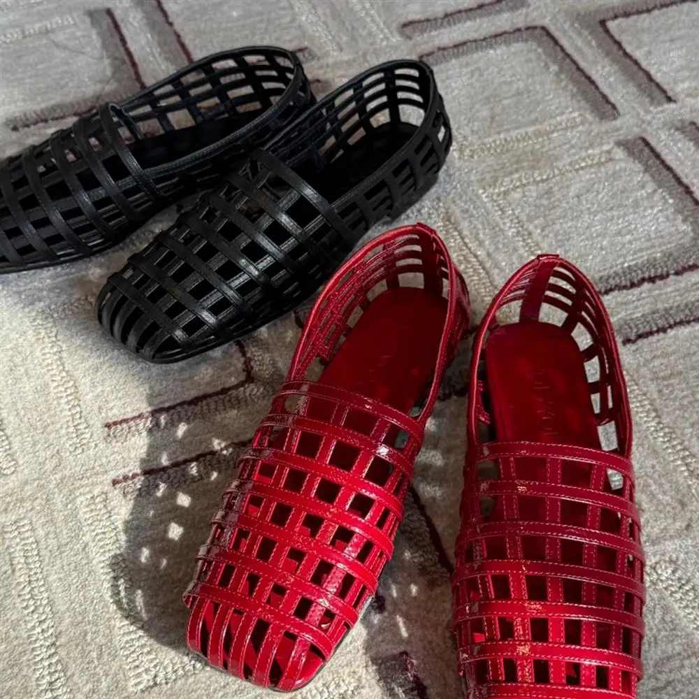 2026 New Genuine Leather Hollow Out Sandals Square Toe Mary Jane Slip On Flat Shoes Breathable Comfortable Casual Fashion Daily
2026 New Genuine Leather Hollow Out Sandals Square Toe Mary Jane Slip On Flat Shoes Breathable Comfortable Casual Fashion Daily
