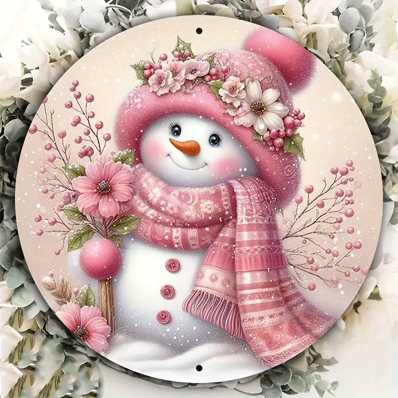 Aluminum Snowman Girl Wall Hanging Decor, 1pc 8-Inch Fashion Theme Wall Art, Bedroom Indoor Wall Pediment
Aluminum Snowman Girl Wall Hanging Decor, 1pc 8-Inch Fashion Theme Wall Art, Bedroom Indoor Wall Pediment