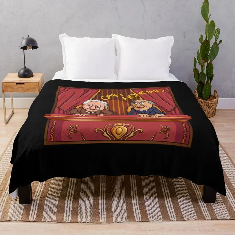 Statler and Waldorf T-Shirt Throw Blanket Travel Size Cozy Blanket for Plane Train
Statler and Waldorf T-Shirt Throw Blanket Travel Size Cozy Blanket for Plane Train