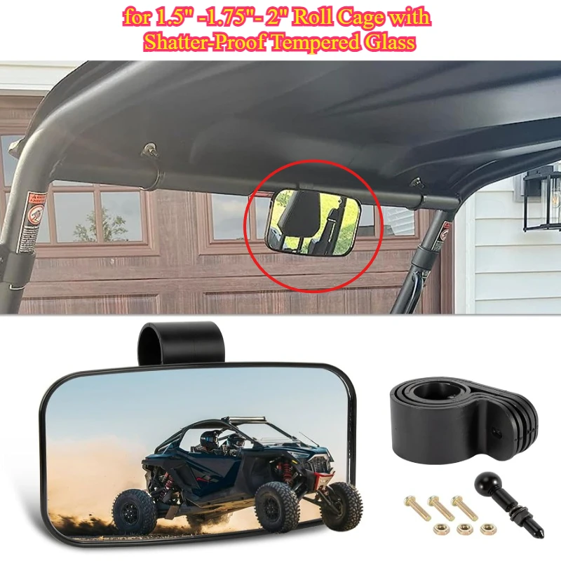Универсальное зеркало заднего вида UTV для вездехода на мотоцикле для каркаса 1,5–1,75–2 дюйма с небьющимся закаленным стеклом
Универсальное зеркало заднего вида UTV для вездехода на мотоцикле для каркаса 1,5–1,75–2 дюйма с небьющимся закаленным стеклом