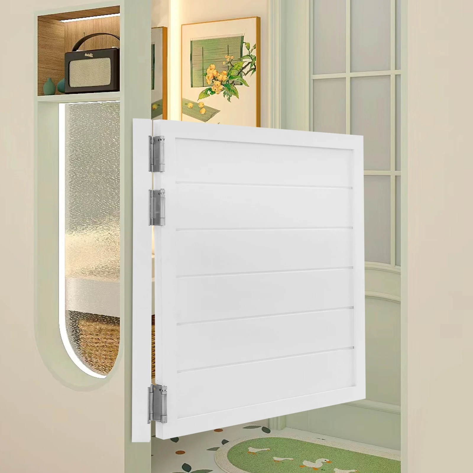 Modern 90x90cm Pine Wood Partition Half Door for Doorways with Automatic Closing Function for Houses, Kitchens
Modern 90x90cm Pine Wood Partition Half Door for Doorways with Automatic Closing Function for Houses, Kitchens
