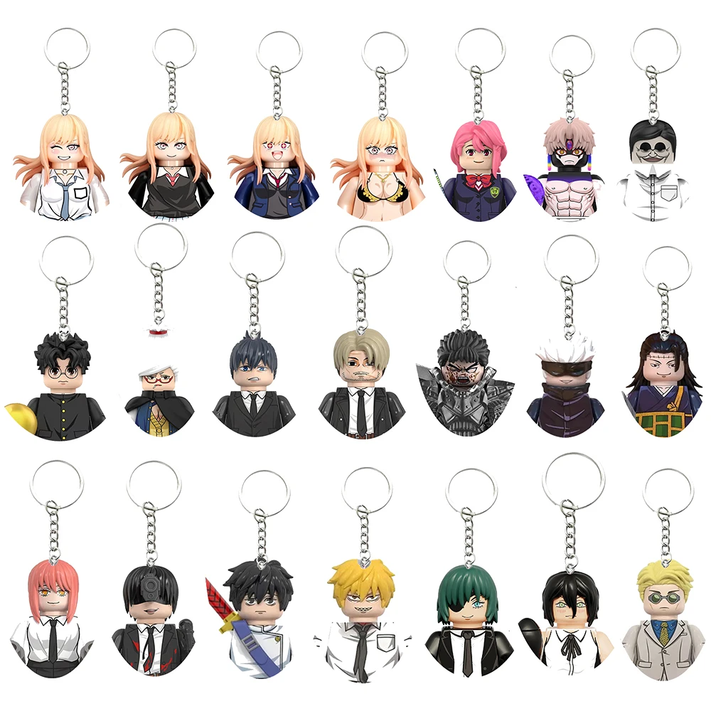 Cartoon Character Building Block Keychain Creative Mini Figure Pendant Backpack Charm Gift for Fans
Cartoon Character Building Block Keychain Creative Mini Figure Pendant Backpack Charm Gift for Fans