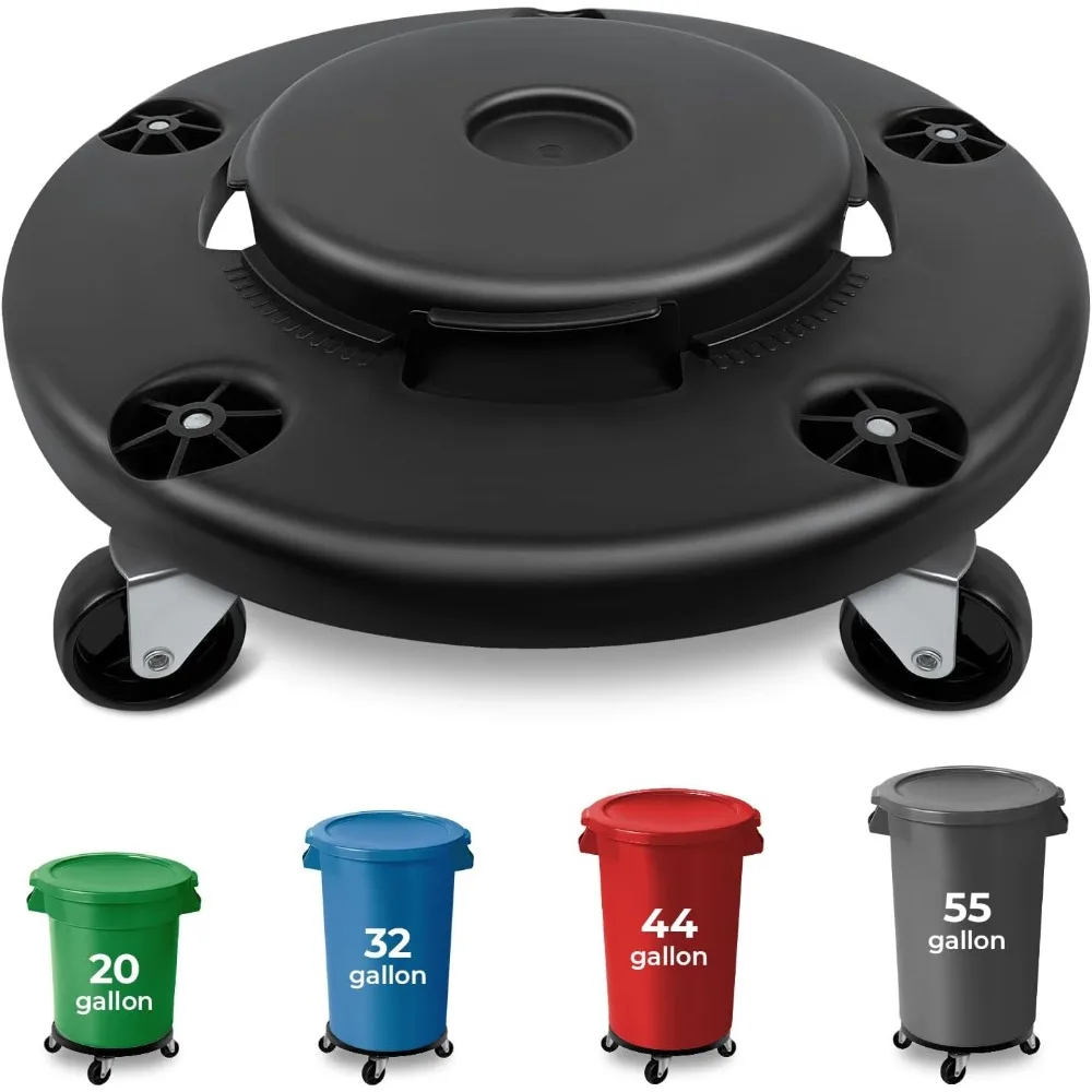 Heavy Duty Trash Can Dolly with Twist Lock and Wheels for 20 to 55 Gallon Containers for Restaurant Kitchen Office
Heavy Duty Trash Can Dolly with Twist Lock and Wheels for 20 to 55 Gallon Containers for Restaurant Kitchen Office