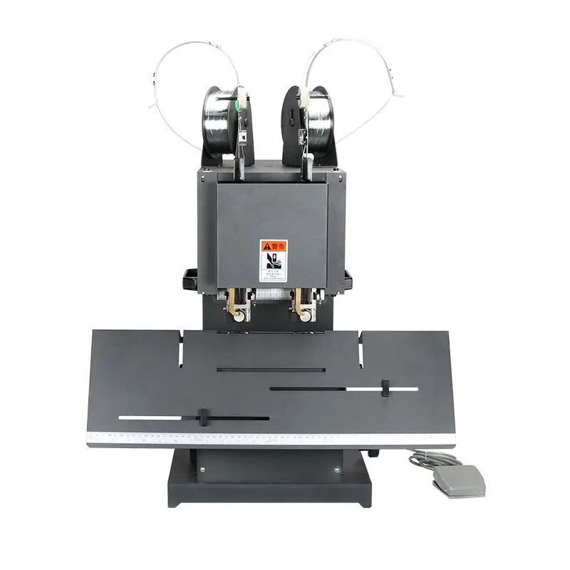 ZD-2 Wire Electric Double Head Binding Machine Foot Pedal Two Head Stapler Binding Machine Flat Nails Riding Nails Double