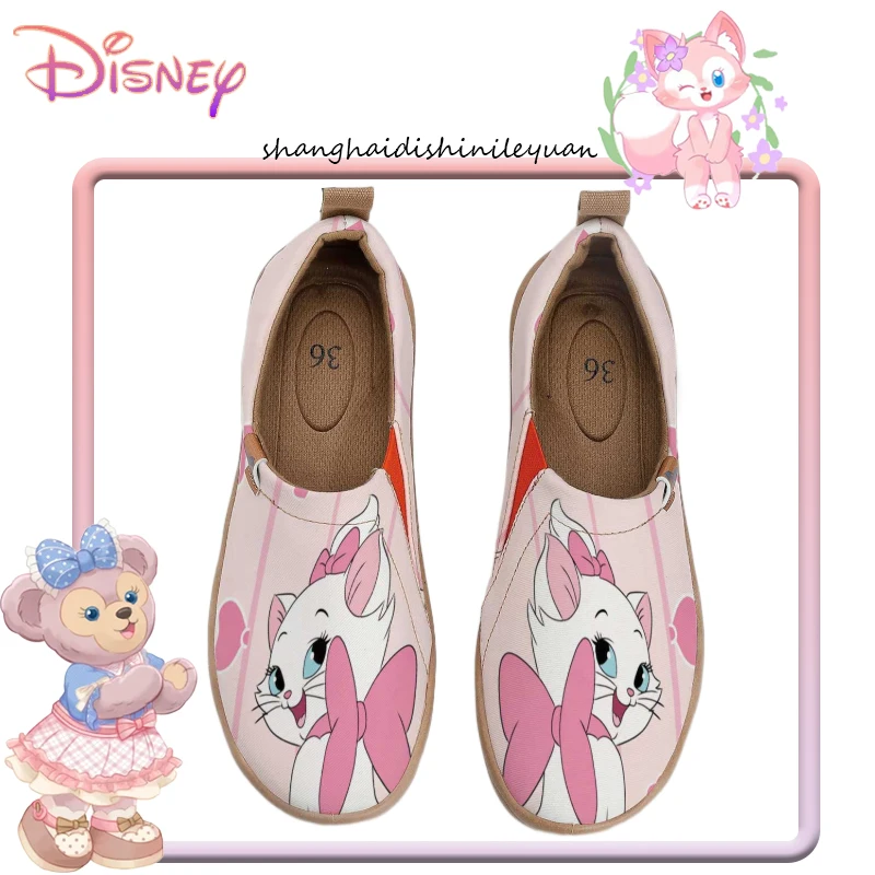 Genuine Disney Marie Cat co-branded casual shoes. The playful Marie Cat print is eye-catching, paired with cute cartoon elements
Genuine Disney Marie Cat co-branded casual shoes. The playful Marie Cat print is eye-catching, paired with cute cartoon elements