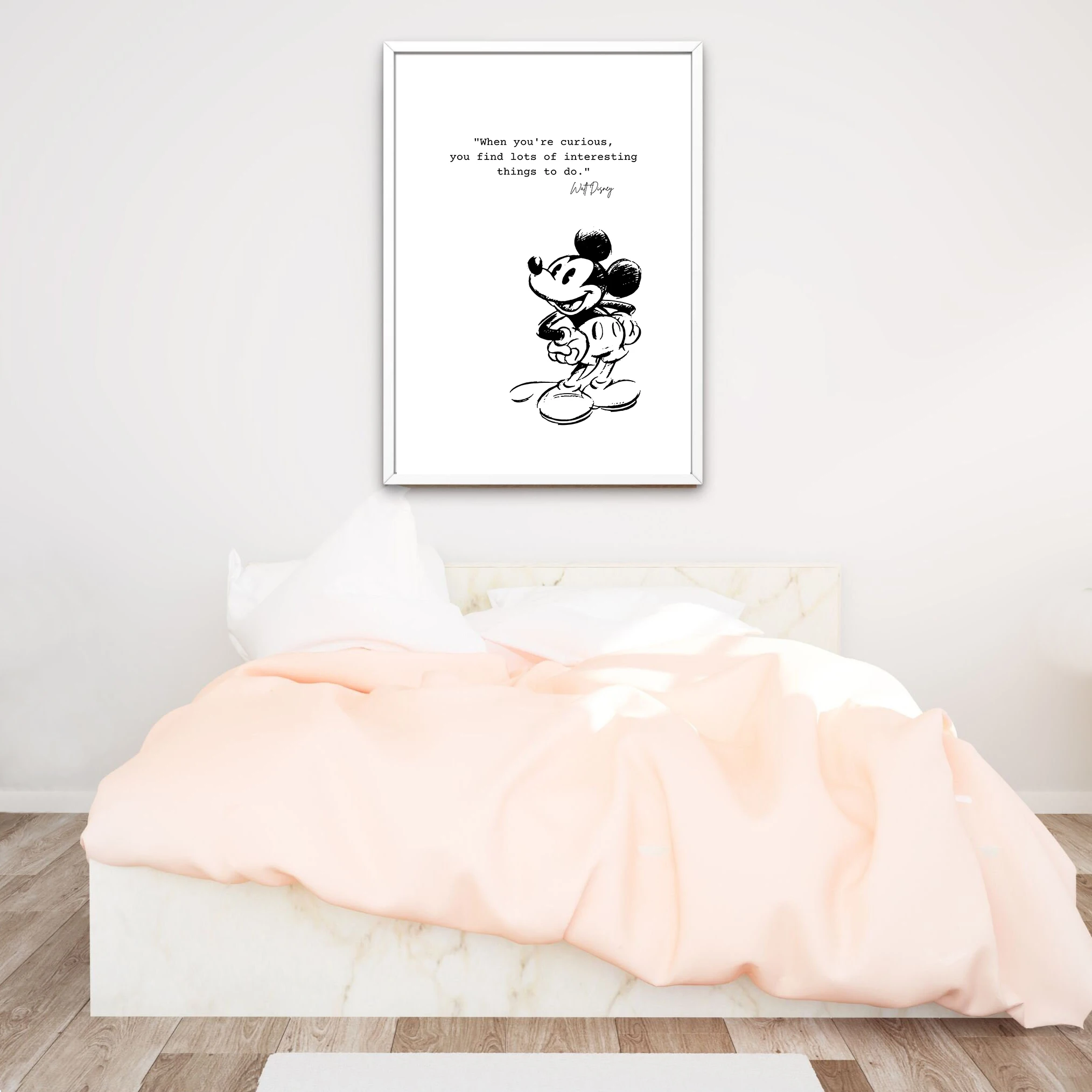 Disney Mickey Mouse Wall Decor Black and White Mickey Three-Piece Set It All Started with a Mouse Kindergarten Art Home Decor
Disney Mickey Mouse Wall Decor Black and White Mickey Three-Piece Set It All Started with a Mouse Kindergarten Art Home Decor