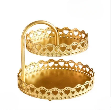 Customizable Iron Double Layer Fruit Plate Pastry Tray Organizer Candy Plate Living Room Front Desk Ornaments
Customizable Iron Double Layer Fruit Plate Pastry Tray Organizer Candy Plate Living Room Front Desk Ornaments